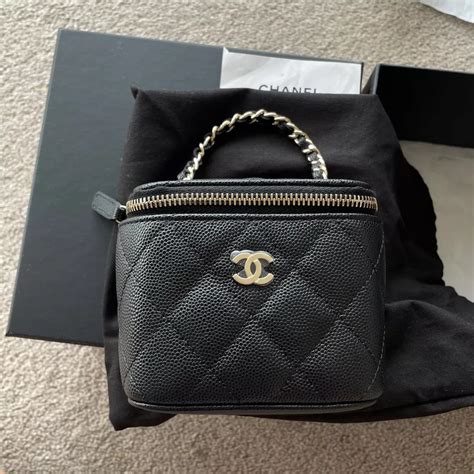 chanel small vanity case 2020|Chanel mini vanity bag price.